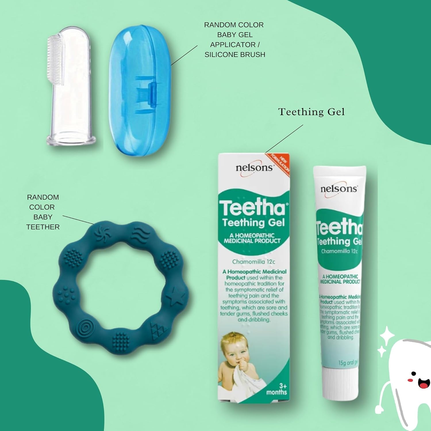 Baby Teething Gel for Babies 3 Months+