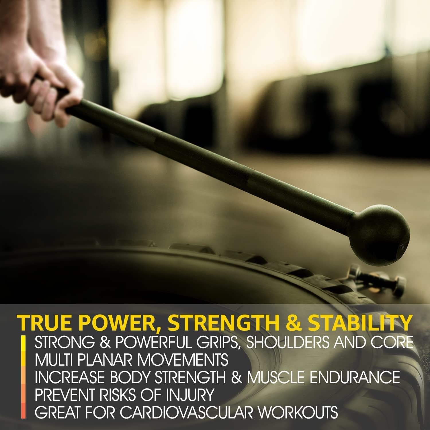AWeighted Bar for Strength Training