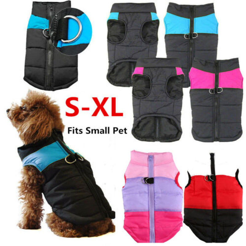 Warm Pet Dog Coats Jacket Outdoor Clothes