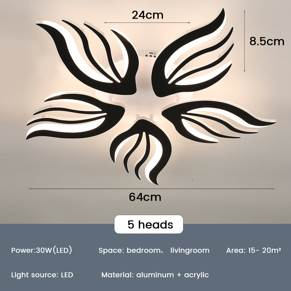 Modern Chandelier LED Lamp