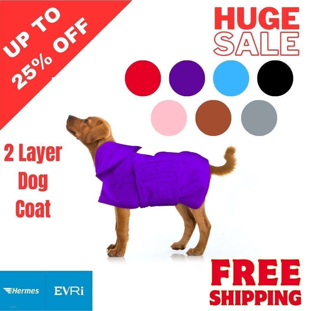 Dog Super Absorbent Bathrobe 