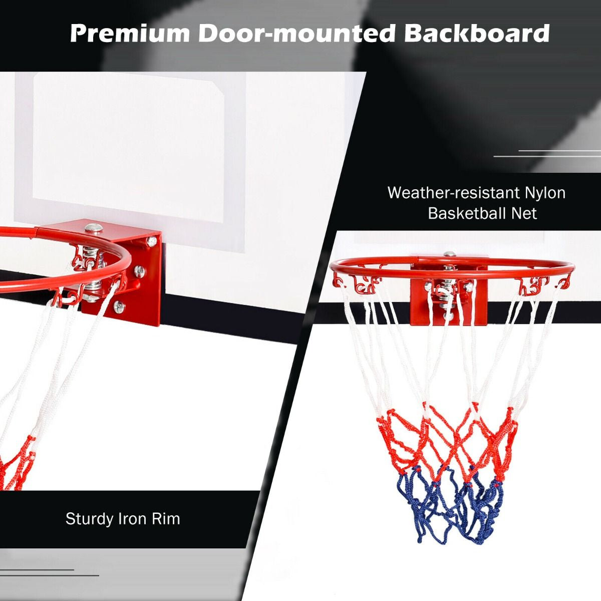 Mini Basketball Hoop with Shatterproof Backboard