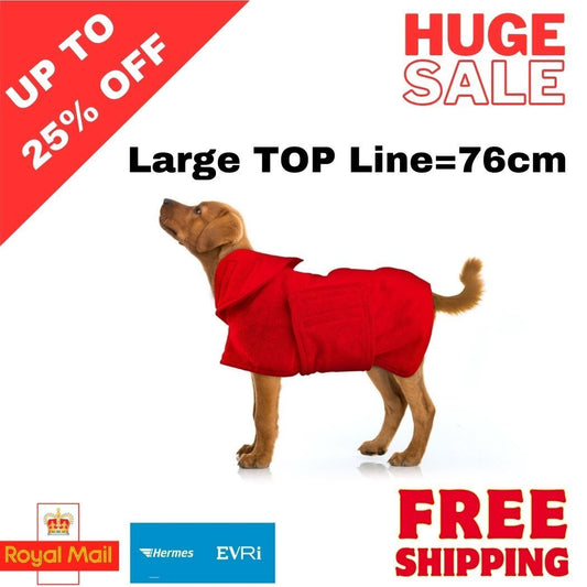 Dog Super Absorbent Bathrobe 